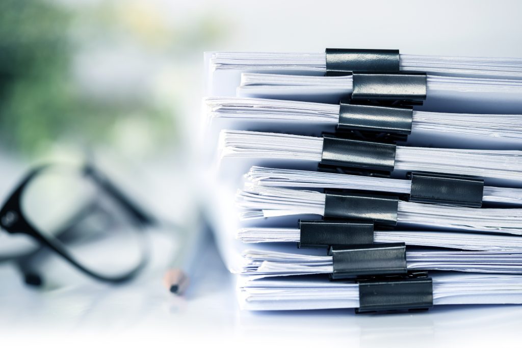 town planning application documentation and paperwork