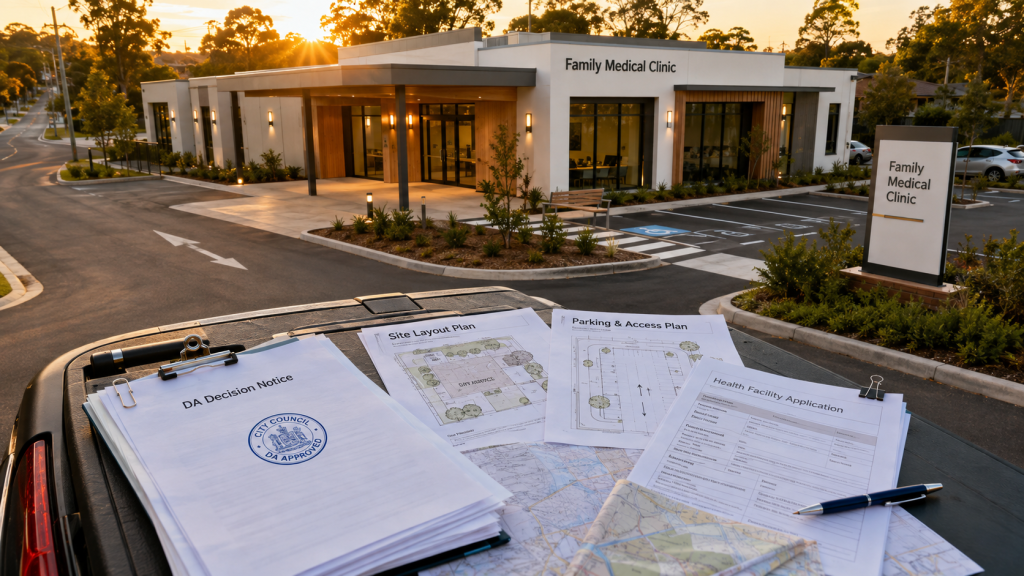 health care service town planning permit new
