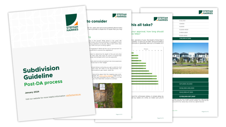 subdivision guide in Brisbane