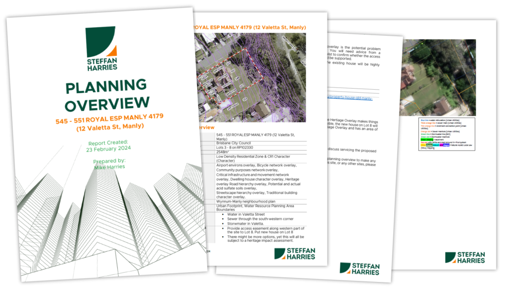 town planning due diligence