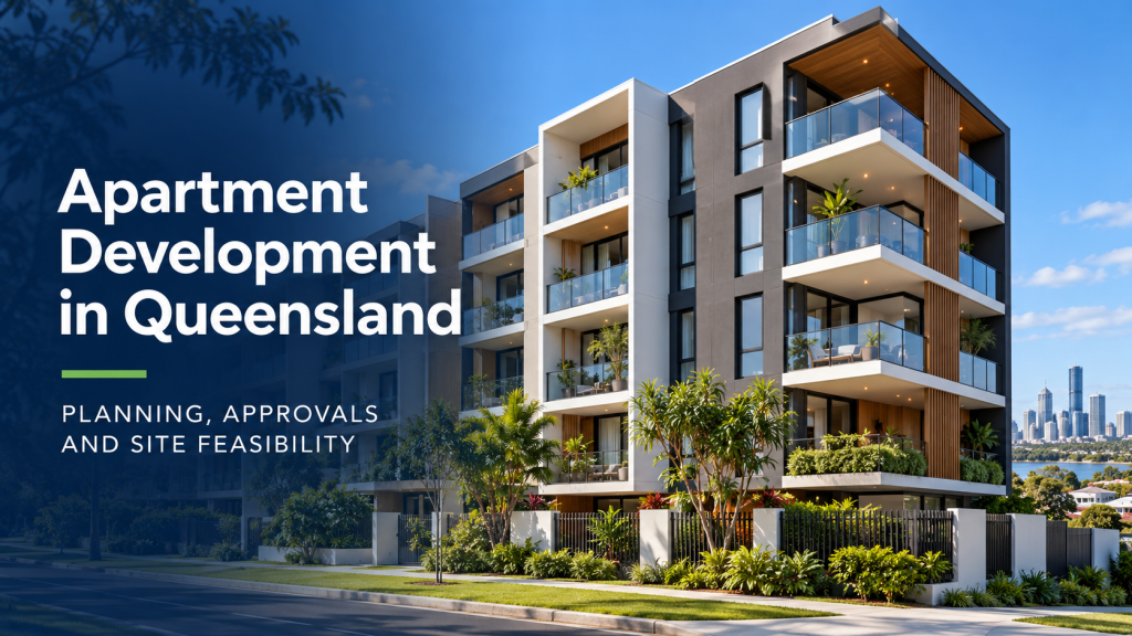 Apartment development projects town planner