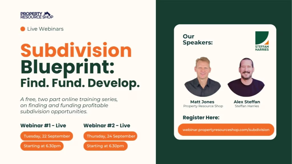 webinar on subdivision